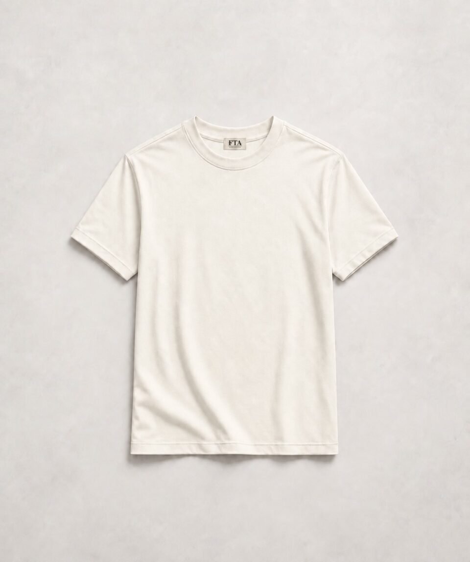 Camiseta Slim Fit Premium 280 gr - Marfil