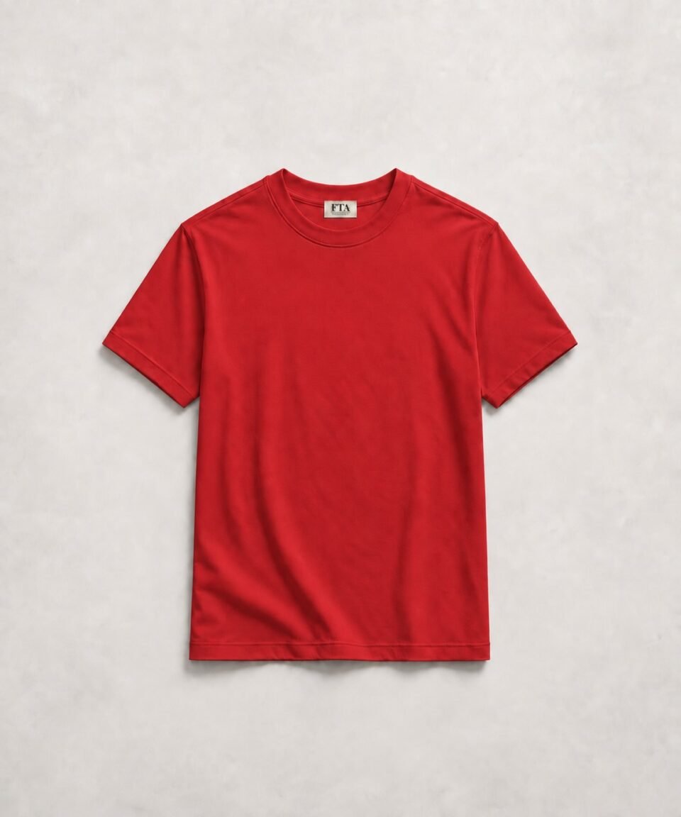 Camiseta Slim Fit Premium 280 gr - Rojo