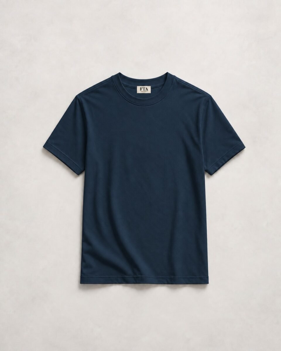 Camiseta Slim Fit Premium 280 gr - Azul petroleo