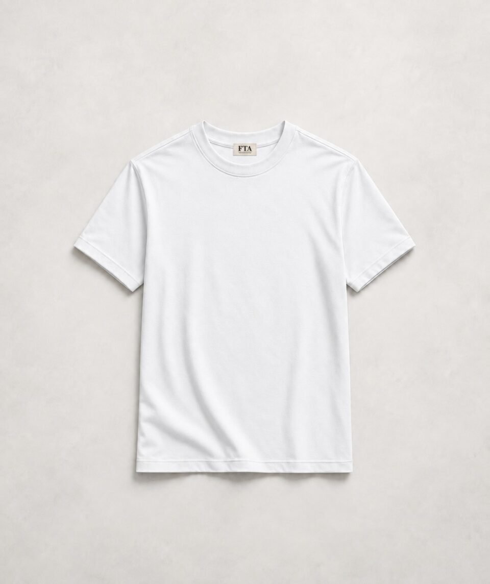 Camiseta Slim Fit Premium 280 gr - Blanco
